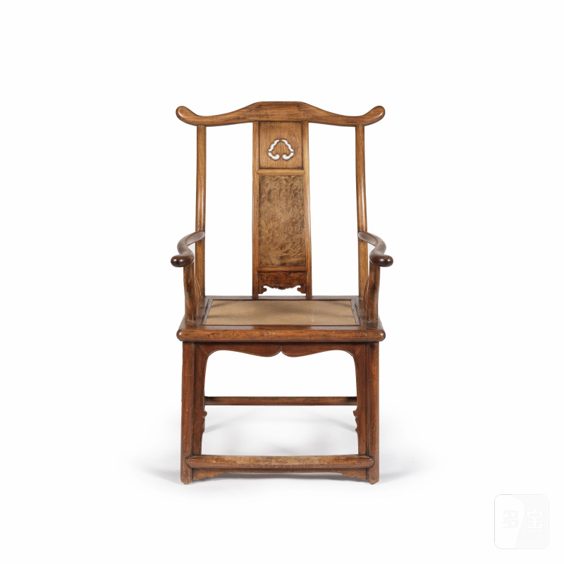 清晚期 黃花梨官帽椅 | FAUTEUIL EN HUANGHUALI, GUANMAOYI - 图5